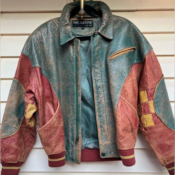 Vintage genuine Mark Buchanan Pelle Pelle moto jacket, size 40 - Picture 6 of 16